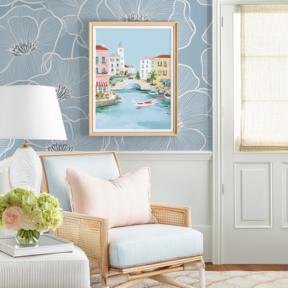 Boats Below -  Art Print
