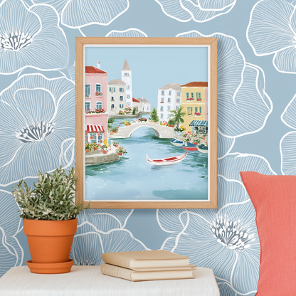 Boats Below -  Art Print