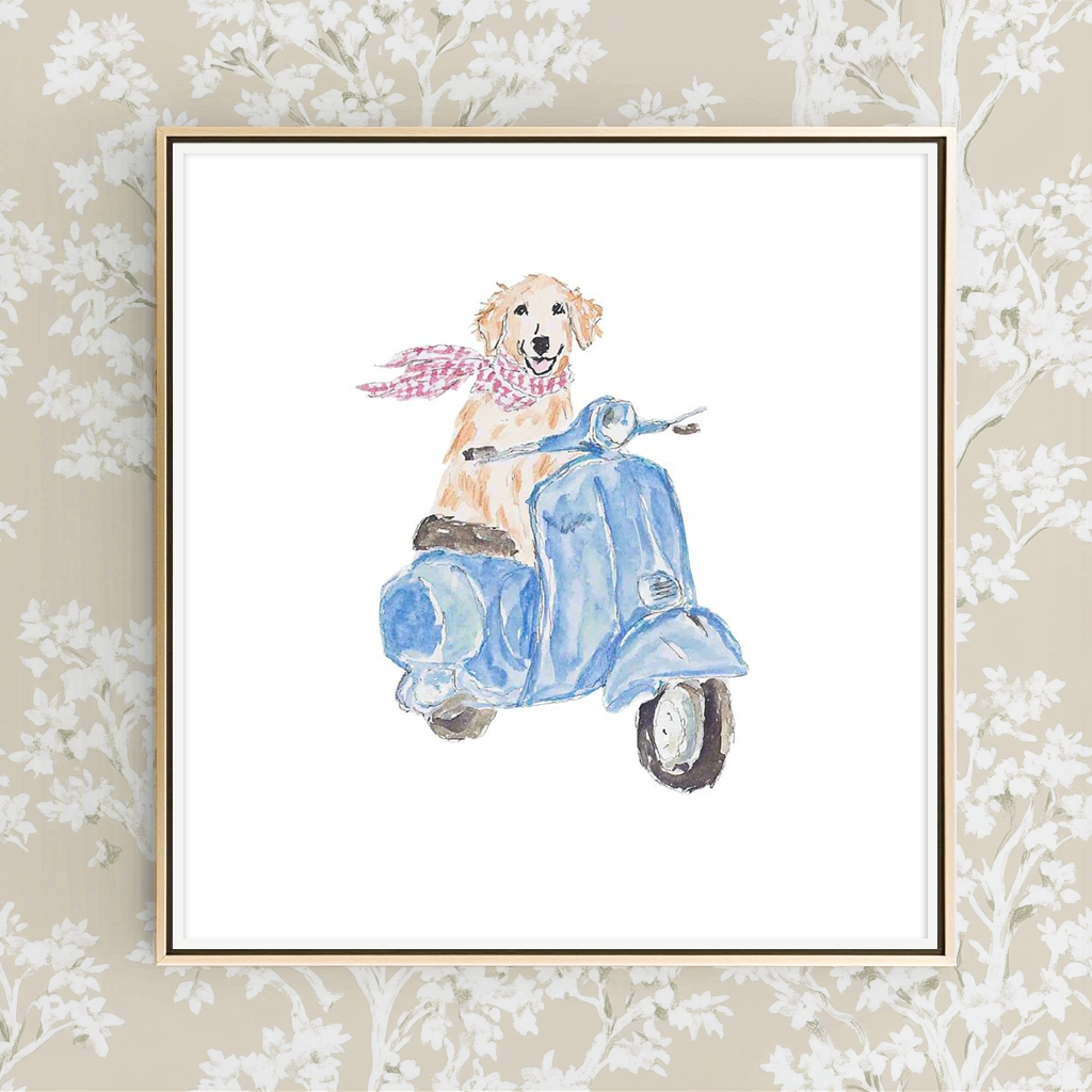 Scooter Scout -  Art Print