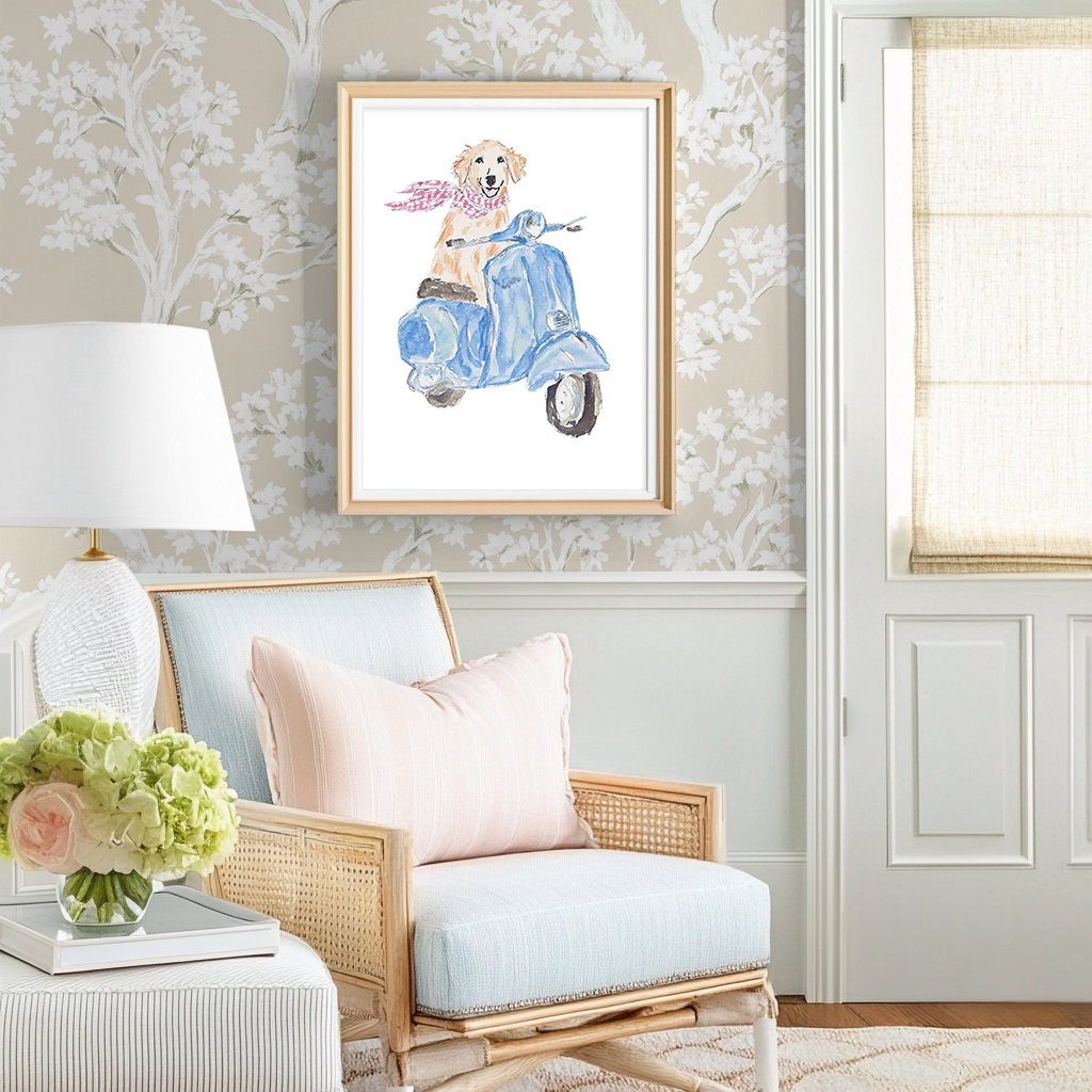 Scooter Scout -  Art Print
