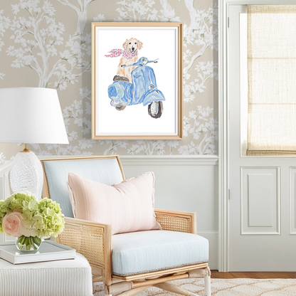 Scooter Scout -  Art Print
