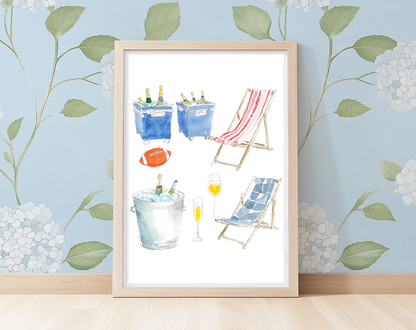 Southern Saturday - Art Print