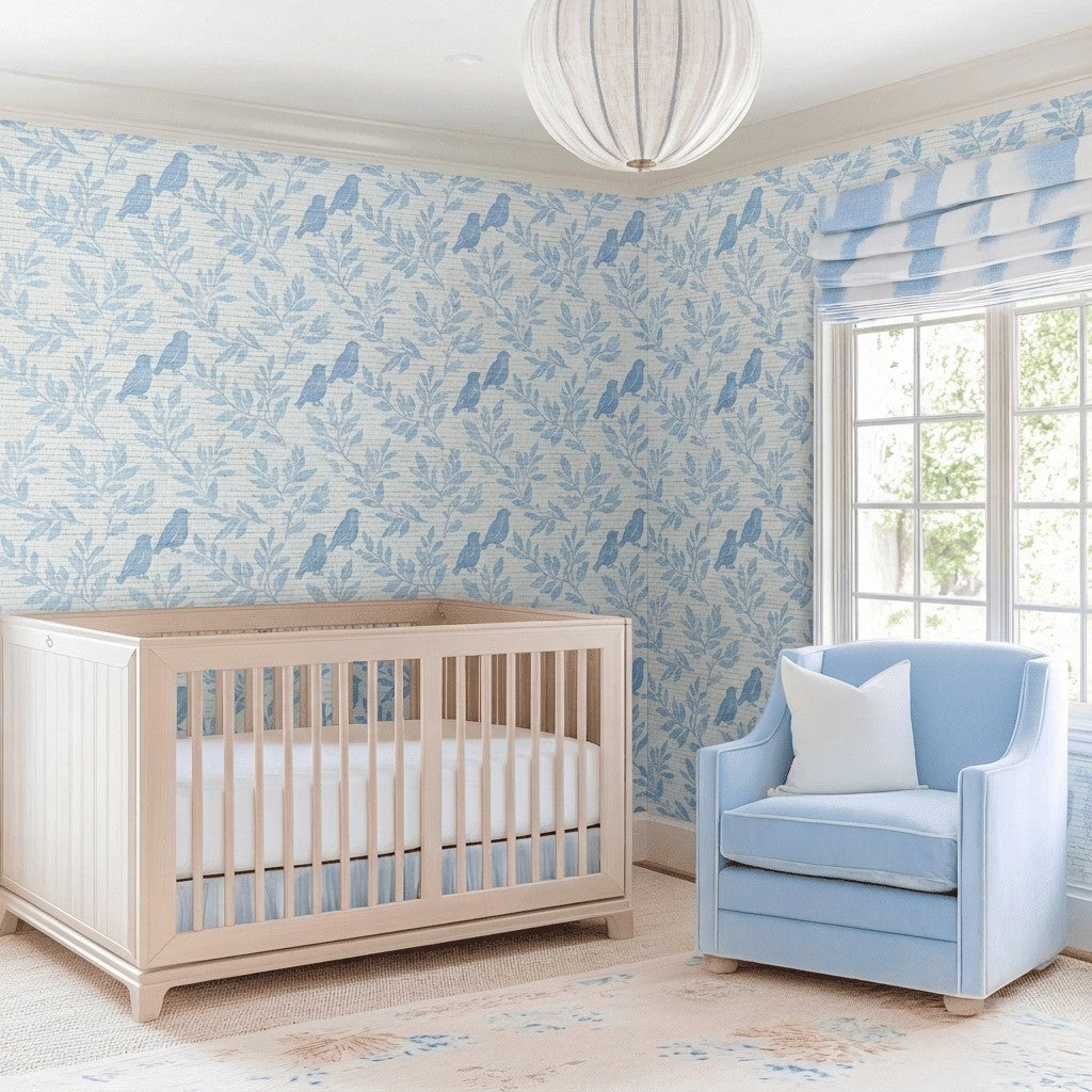 Hollis Faux Grasscloth Wallpaper