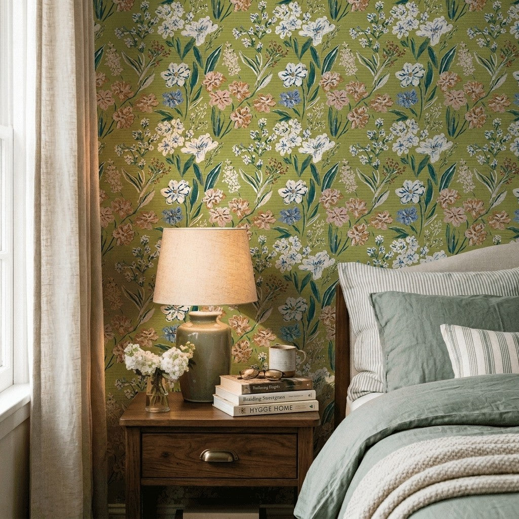 Ondine Faux Grasscloth Wallpaper