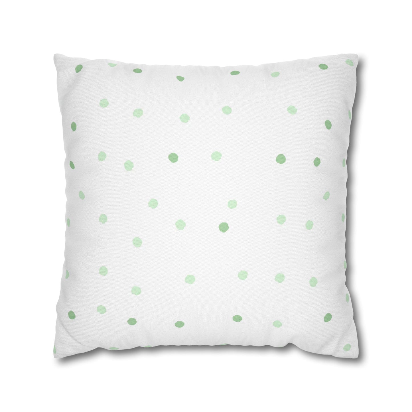 Green Aria Square Pillowcase