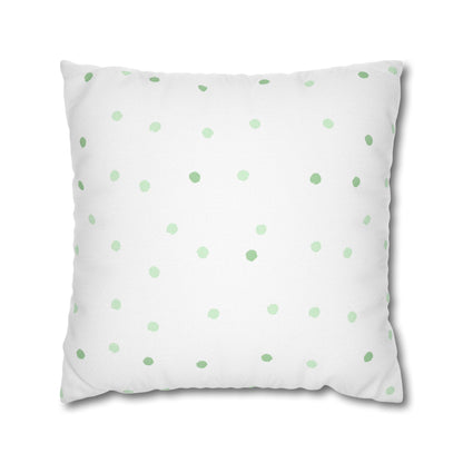 Green Aria Square Pillowcase