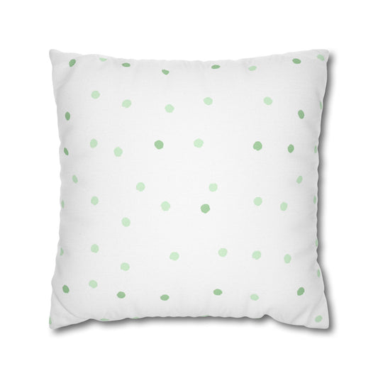 Green Aria Square Pillowcase