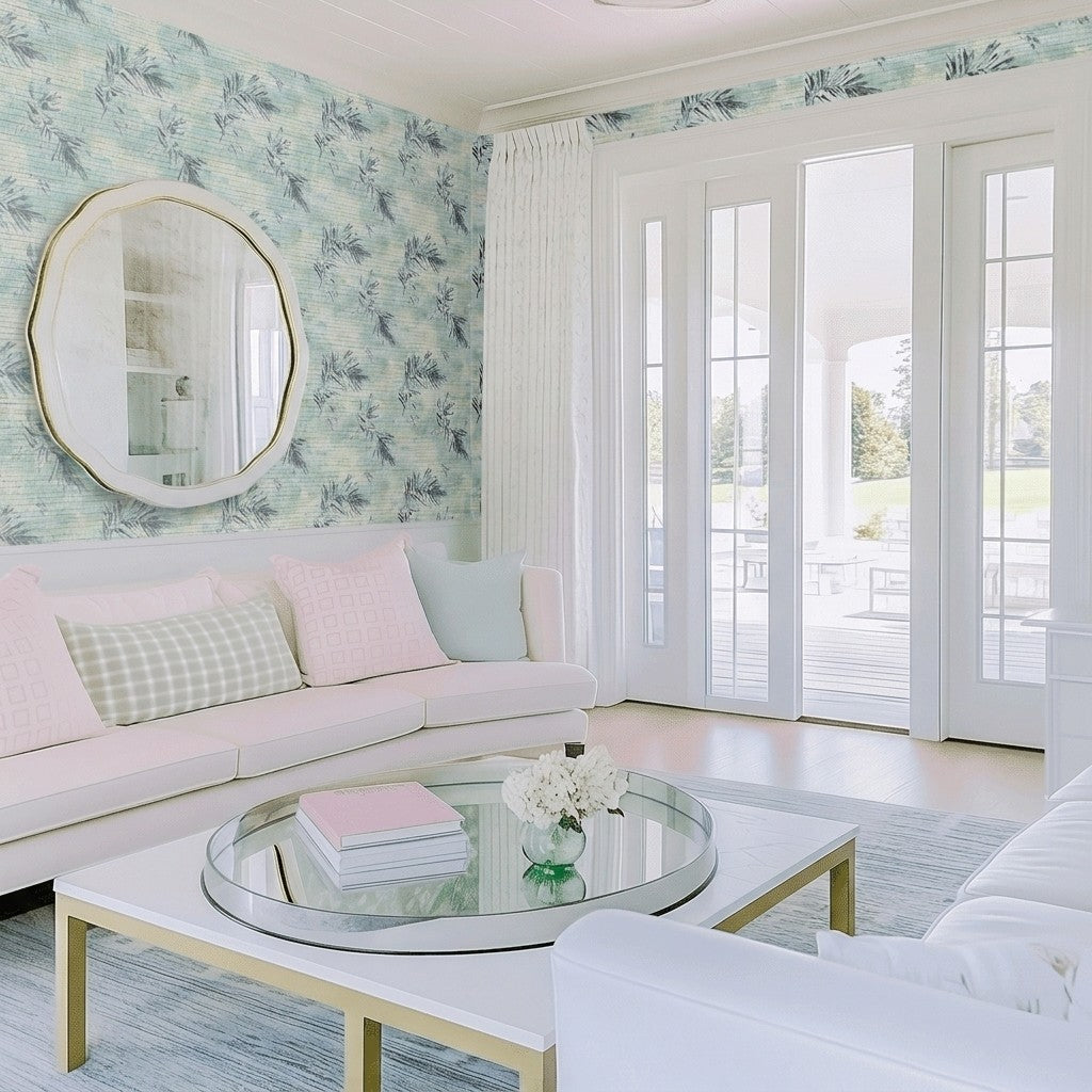 Frances Faux Grasscloth Wallpaper