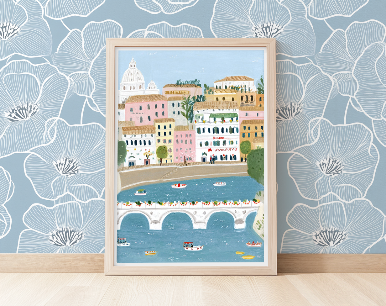 Postcard From Rome -  Art Print