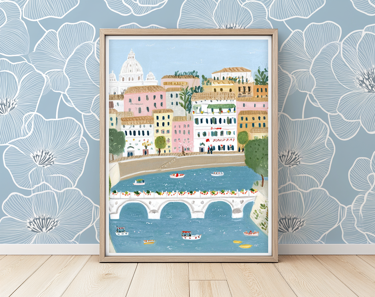 Postcard From Rome -  Art Print