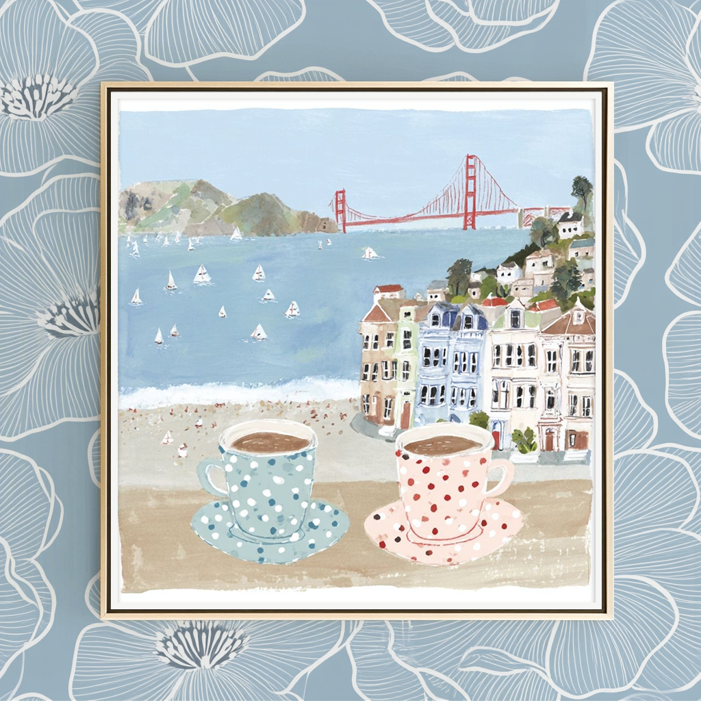 San Fran Lattes -  Art Print