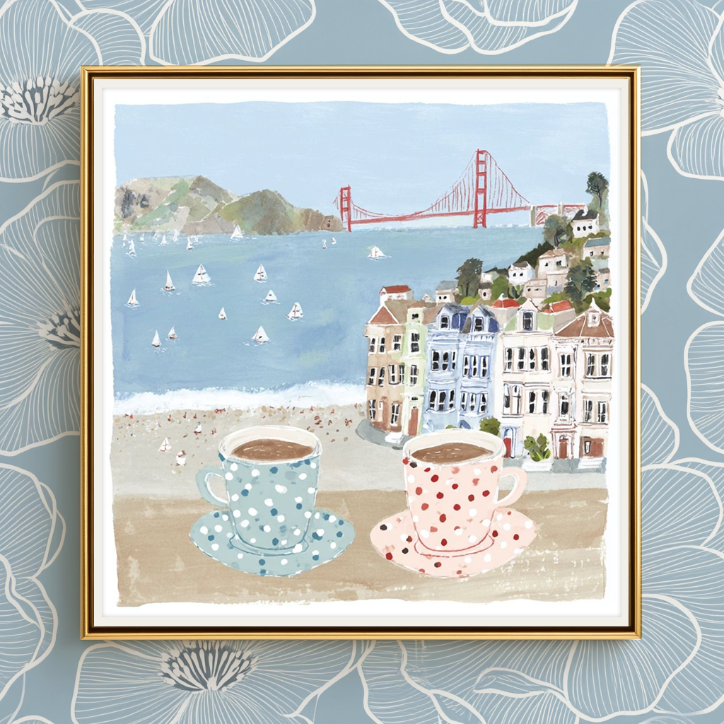 San Fran Lattes -  Art Print