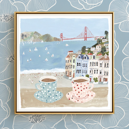 San Fran Lattes -  Art Print