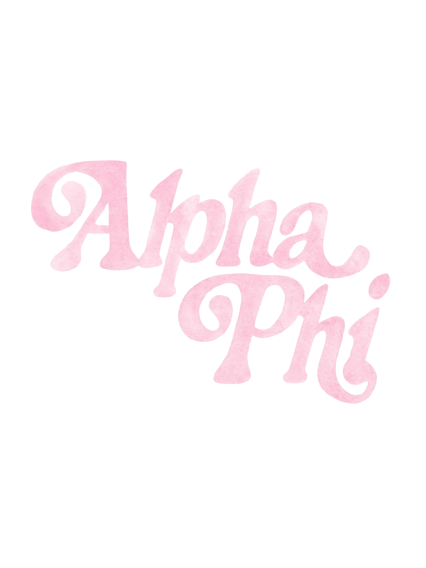 Groovy Alpha Phi - Art Print