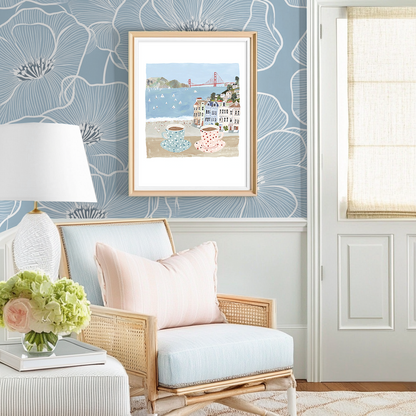San Fran Lattes -  Art Print