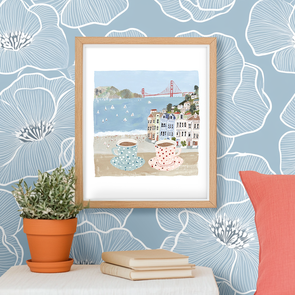 San Fran Lattes -  Art Print