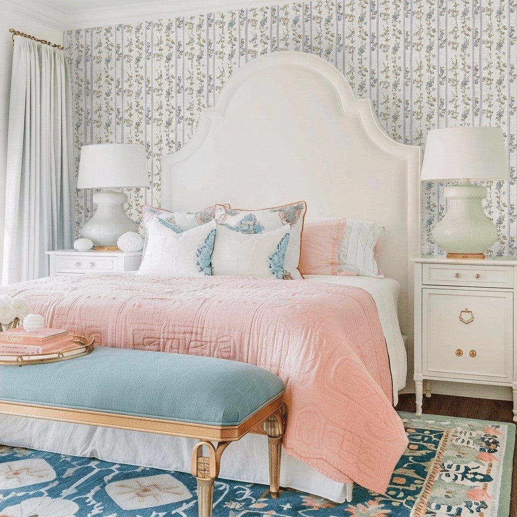Naomi Faux Grasscloth Wallpaper