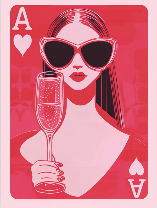 Ace of Hearts - Art Print