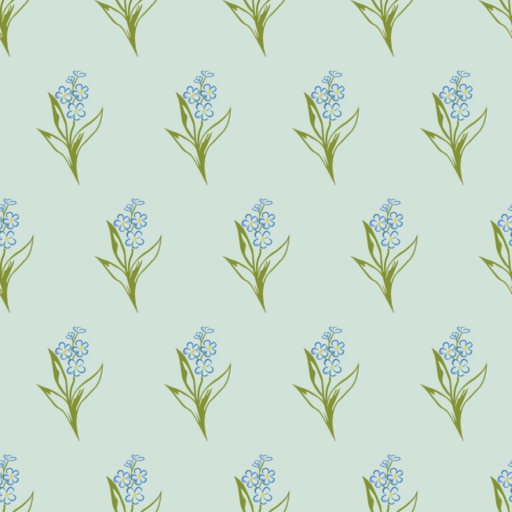 Alpha Forget Me Not Wallpaper