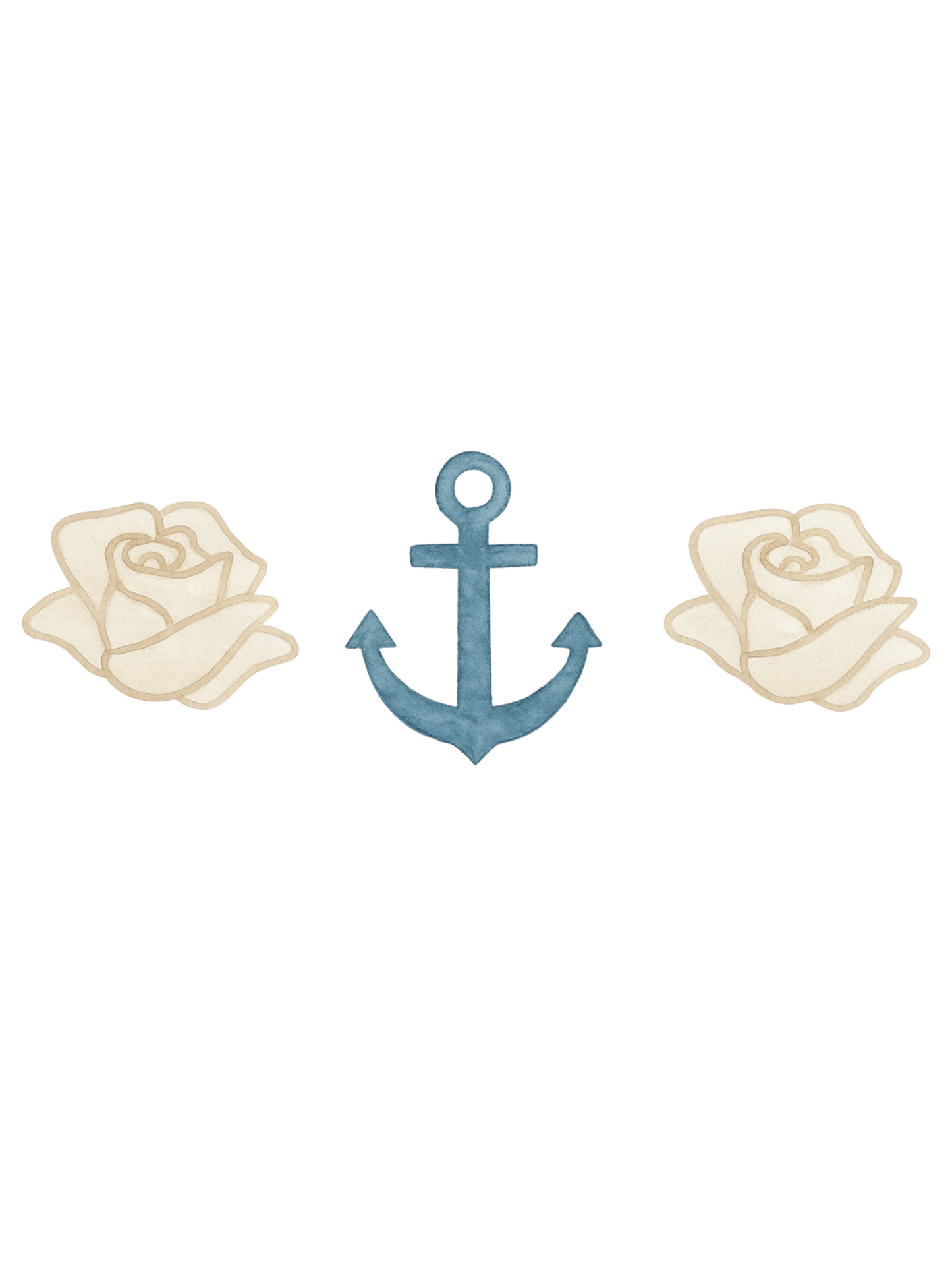Anchor Rose DG - Art Print