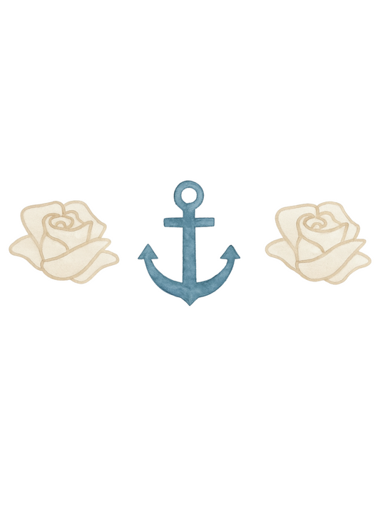 Anchor Rose DG - Art Print