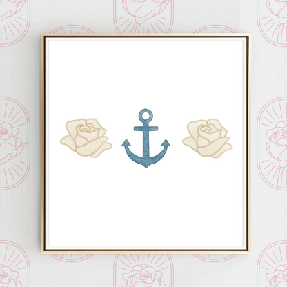 Anchor Rose DG - Art Print