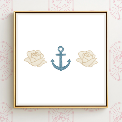 Anchor Rose DG - Art Print