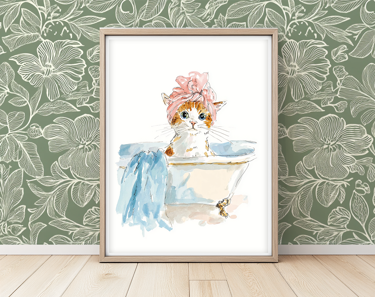 Bella's Bubbles - Art Print