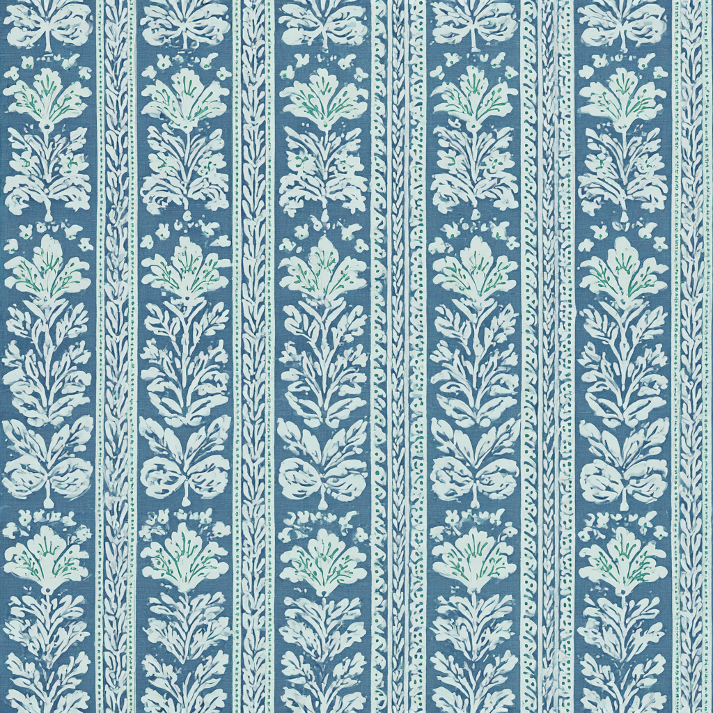 Blue Parlour Wallpaper
