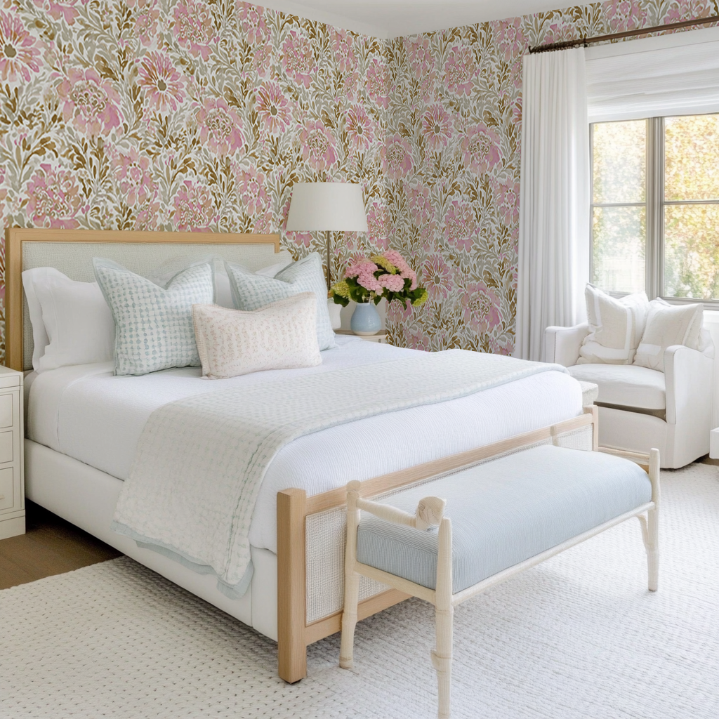 Blush Birch Wallpaper