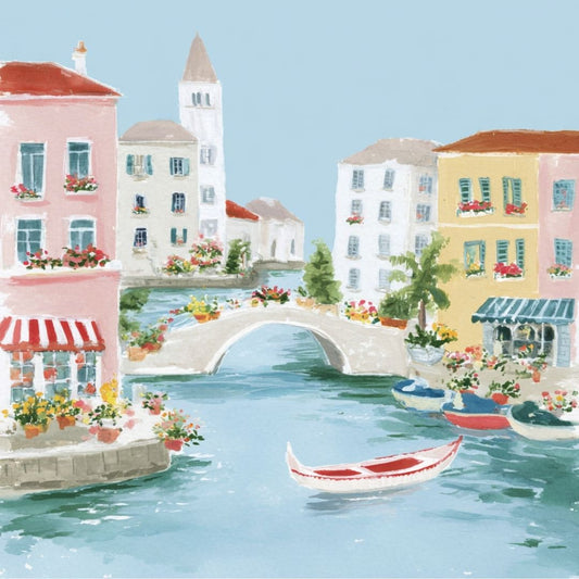 Boats Below -  Art Print