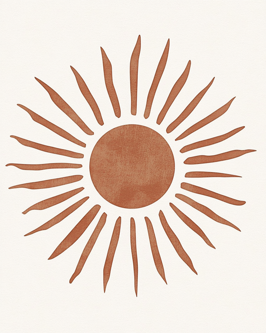 Boho Sun - Art Print