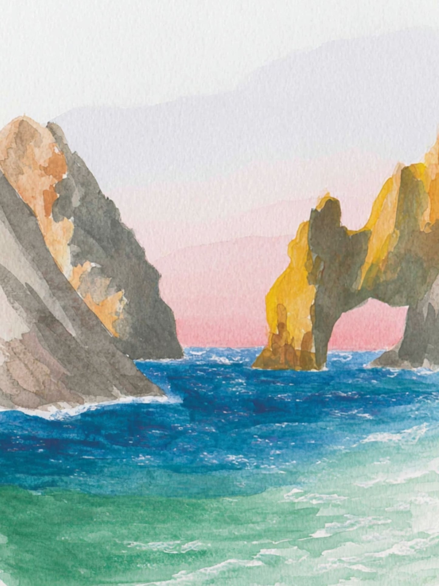 Cabo Boat Day -  Art Print