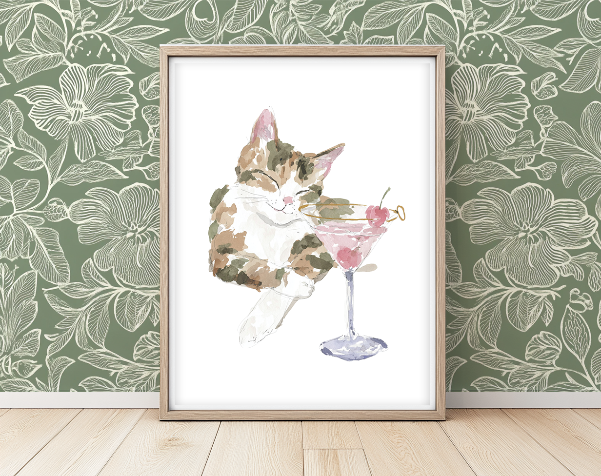 Cat's Cosmo - Art Print