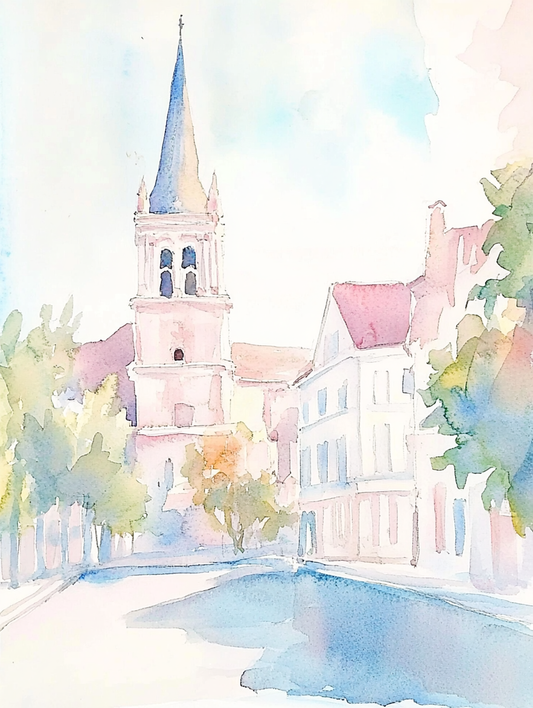 Charleston Steeple - Art Print