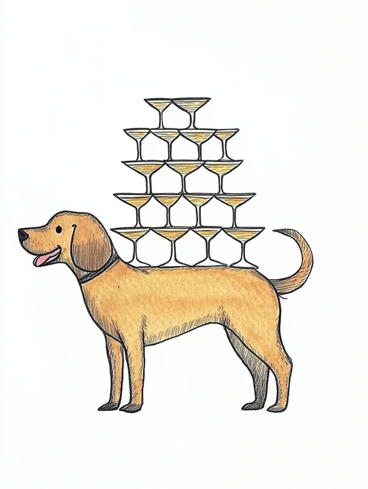 Cheers Dog - Art Print