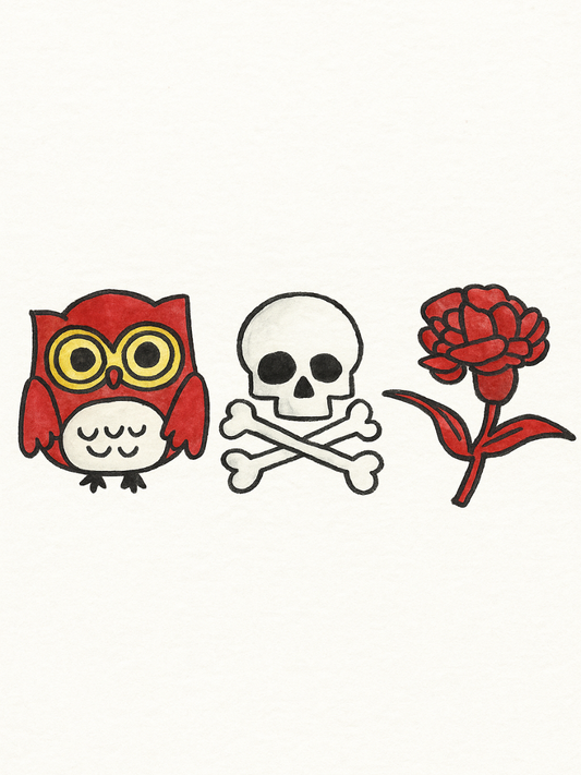 Chi O Symbols - Art Print