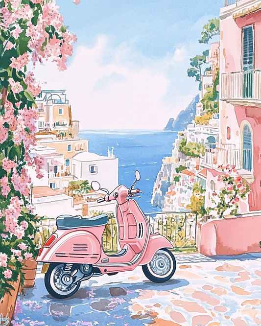 Coastal Blossoms - Art Print