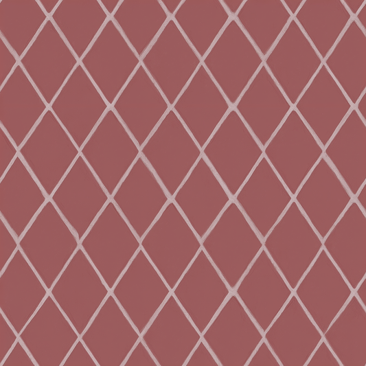 Cranberry Crisscross Wallpaper