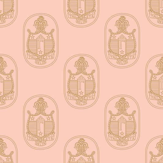 DG Peach Seal Wallpaper