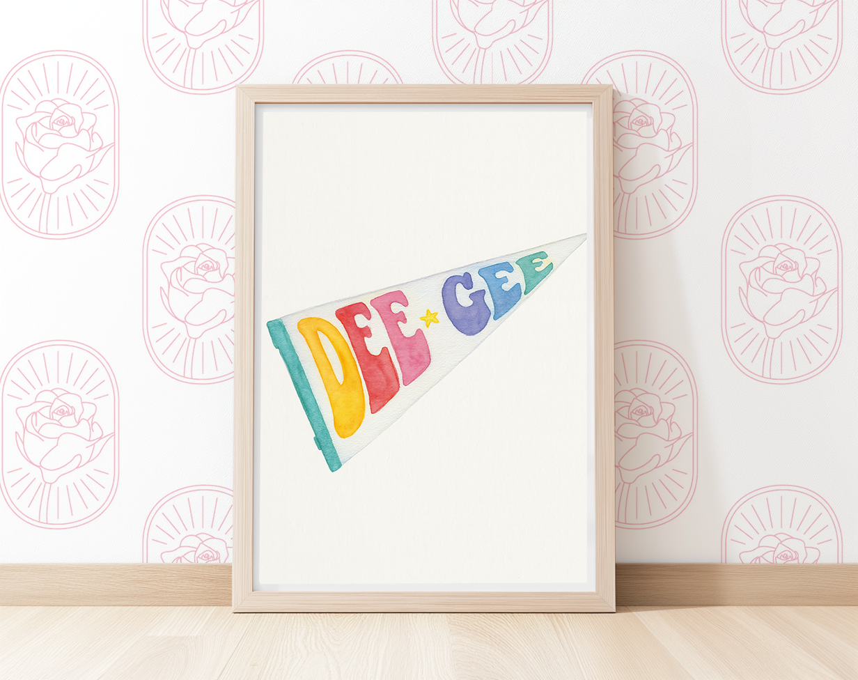 DeeGee Flag - Art Print