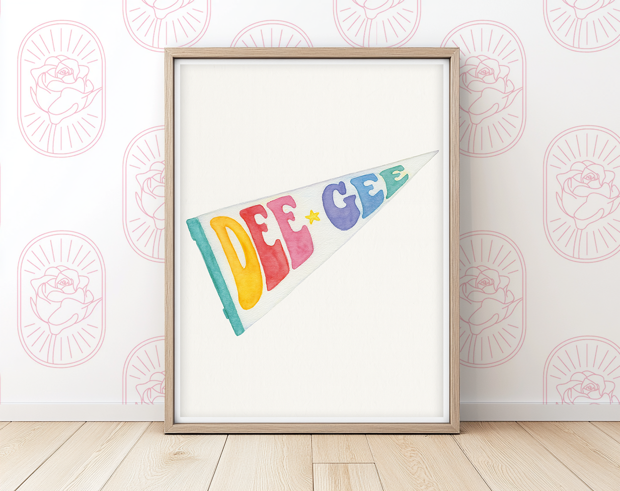 DeeGee Flag - Art Print