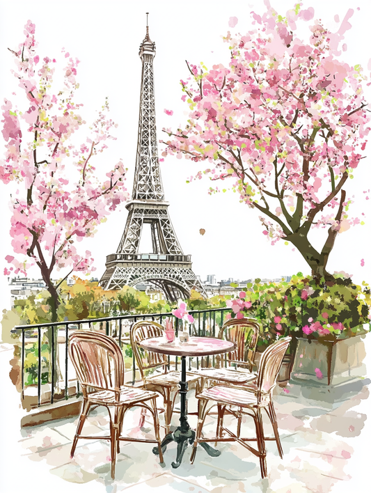 Eiffel Tower Views - Art Print