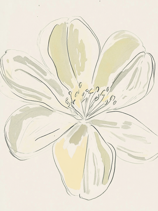 Faint Flower - Art Print