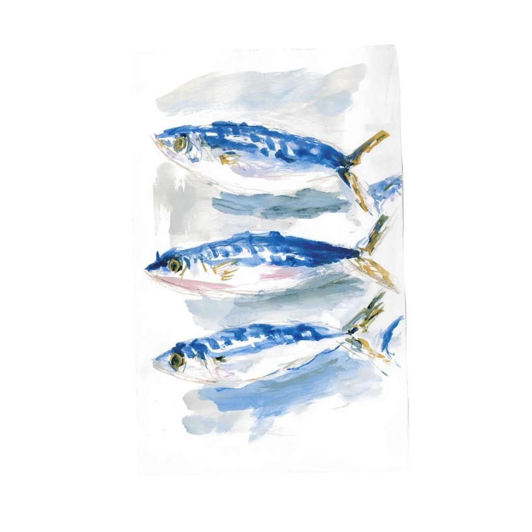 Fish in a Row - Art Print