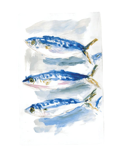 Fish in a Row - Art Print
