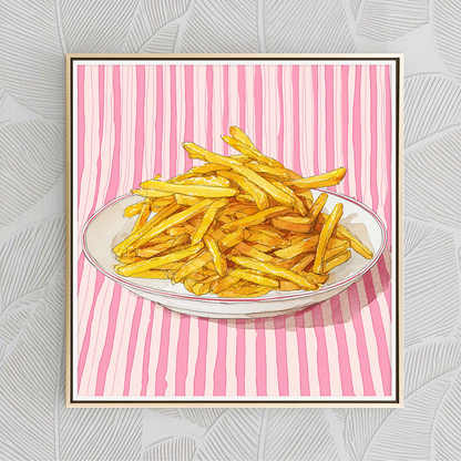 Fries By The Pool - Art Print