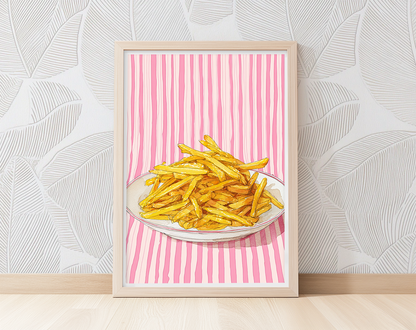 Fries By The Pool - Art Print