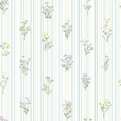 Front Row Floral Wallpaper