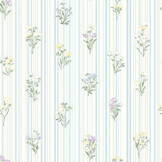 Front Row Floral Wallpaper
